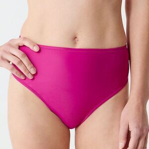 J Crew Swim S Hallie Classic High Waist Bikini Bottom Pink